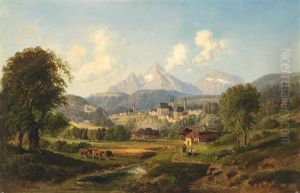 Blick Auf Berchtesgaden by Gustav Barbarini