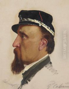 Portrait Du General Raffaele Cadorna by Carlo Ademollo