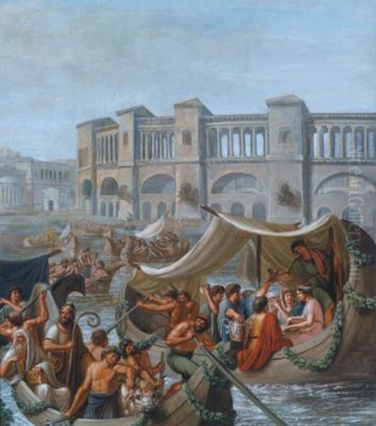 Una Festa Sulla Ripa Massima Nella Roma Antica - view 1