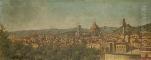 Veduta Di Firenze by Carlo Ademollo