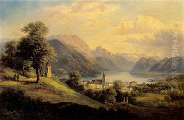 Blick Auf Gmunden - view 1