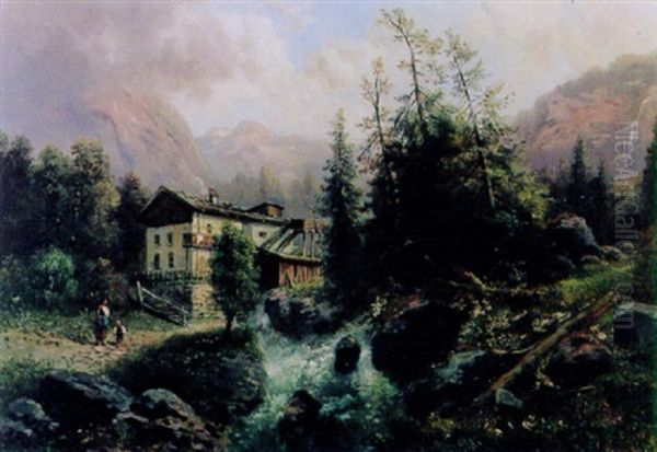 Parthie Aus Dem Murzthal, Steiermark - view 1