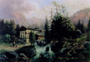 Parthie Aus Dem Murzthal, Steiermark