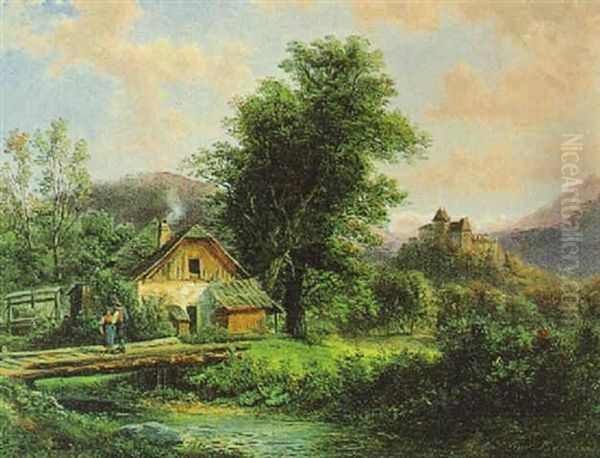 Parthie Aus Dem Murzthale - view 1