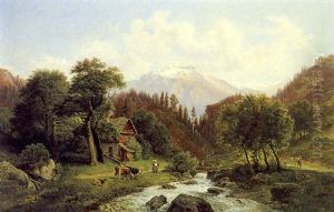Motiv Aus Der Steiermark by Gustav Barbarini