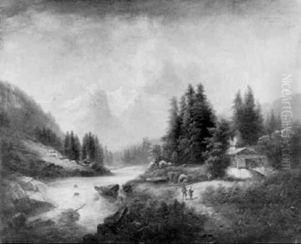Wildbach In Den Alpen - view 1