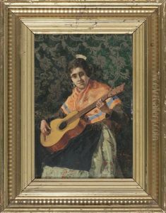 Joven Tocando La Guitarra