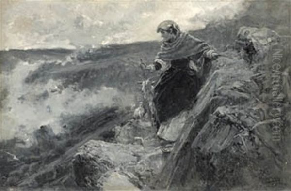 Pastora Con Cabra - view 1