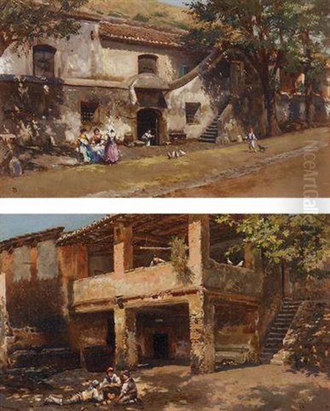 Young Girls In The Street - view 1