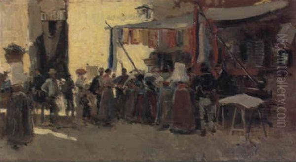 A Spanish Street Market - view 1