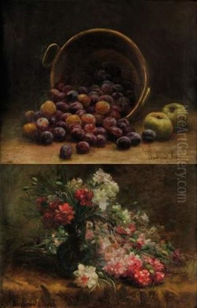 Natures Mortes Aux Fleurs Et Aux Fruits (2 Works) - view 1