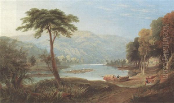 On The Wye Near Tintern Abbey - view 1