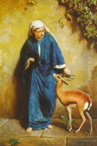 The New Pet by Charles Burton Barber