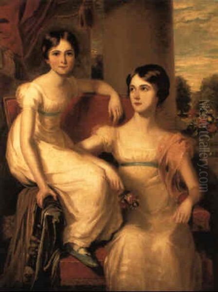 Portrait Of Caroline Augusta And Henrietta Pelham Clinton - view 1