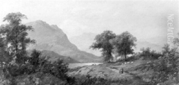 On The Lledr, North Wales - view 1