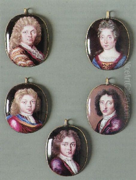 A Husband, His Wife And Their Three Sons - view 1