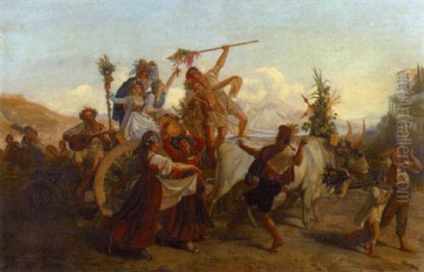 The Harvest Procession - view 1