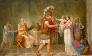 Les Adieux D'hector Et D'andromaque by Jean Jacques Francois Le Barbier