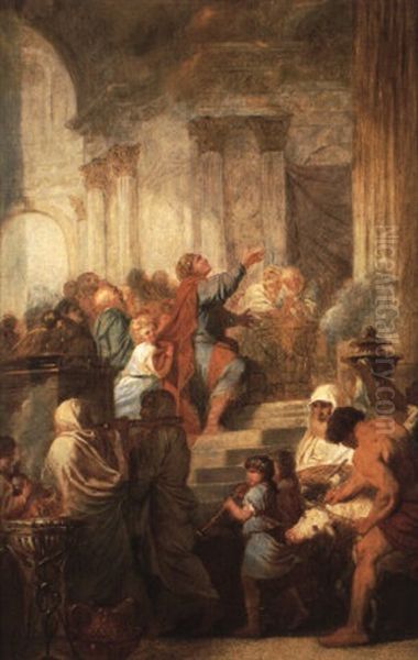 Salomon Consacrant Son Temple A L'arche D'alliance - view 1