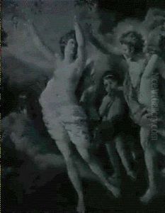 Apollo And Daphne by Jean Jacques Francois Le Barbier