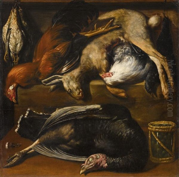 Still Life With A Hare And Turkey - view 1