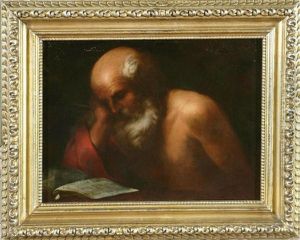 San Gerolamo Con Il Libro by Paolo Antonio Barbieri