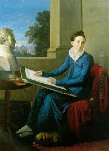 Portrait De Mme La Baronne Fauchet, A Florence