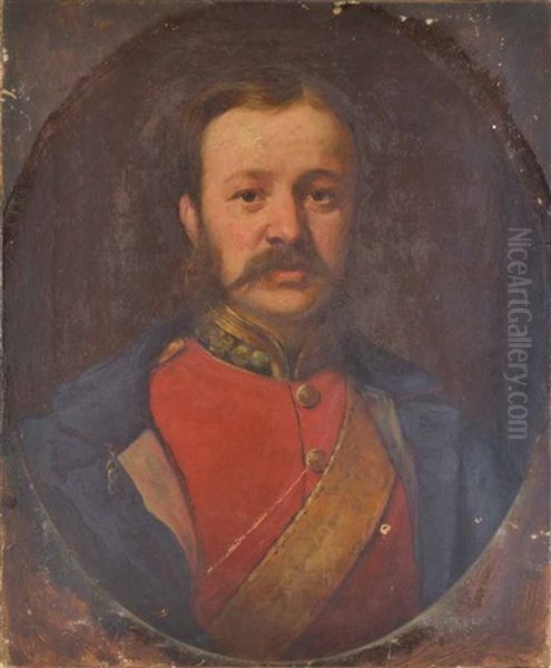 Portrait Of Capt. George Cleghorn, Cavalry Officer - view 1