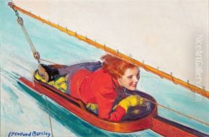 Woman In Red, Story Illustration