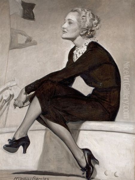 Glamorous Woman On Ship - view 1