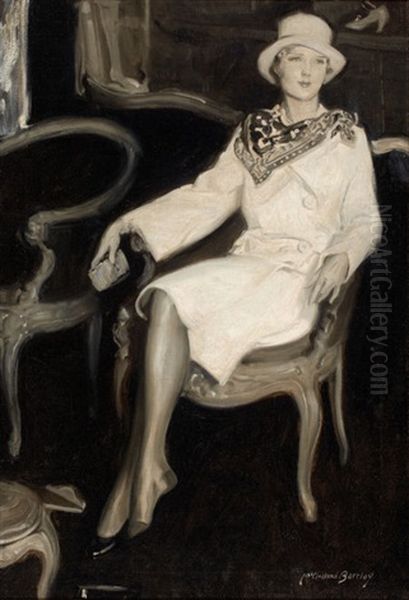 Well Dressed Lady In A Chair - view 1