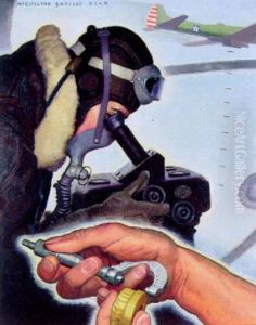 Precision Instruments At Use In Bombing by Mcclelland Barclay