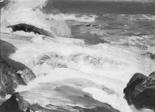 A Rocky Shore Scene - view 1