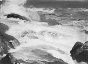 A Rocky Shore Scene