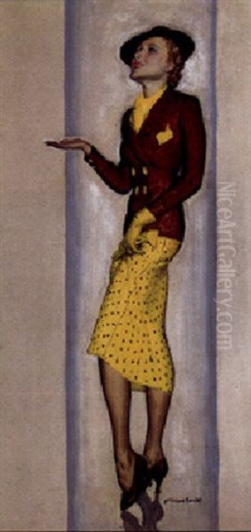 Woman Checking For Rain - view 1