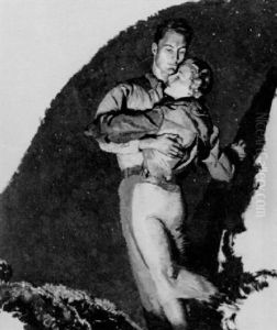 Couple Embracing On Hillside: Slim Thought It Was The Injured Ankle That Was Making Cynthia Cry, And She Let Him Think So. . . Couple Embracing On Hillside: Slim Thought It Was The Injured Ankle That Was Making Cynthia Cry, And She Let Him Think So. . .