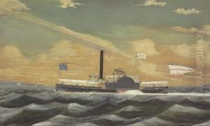 Portrait Of The Steamship "martha Washington"