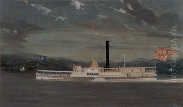 Sidewheel Steamboat "belle" - view 1