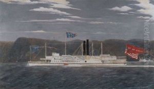 Paddle Wheel Steamboat "rip Van Winkle"