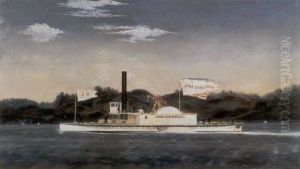 Paddle Wheel Towboat "john Birbeck" by James Bard