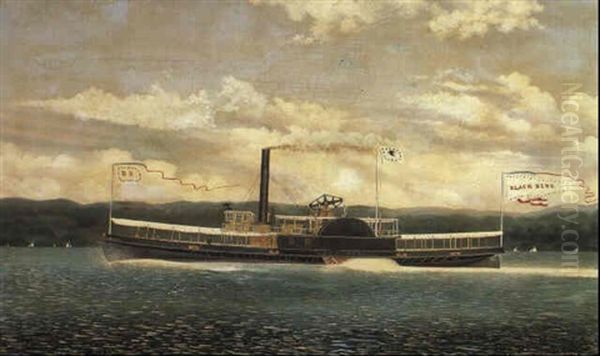 Steam Yacht 'black Bird'...underway - view 1