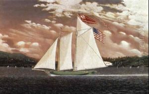 Schooner 'william Bayles' by James Bard