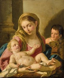 The Madonna And Child With The Infant Baptist The Madonna And Child With The Infant Baptist