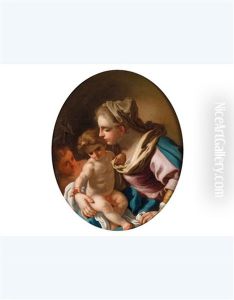 Madonna Col Bambino E San Giovannino