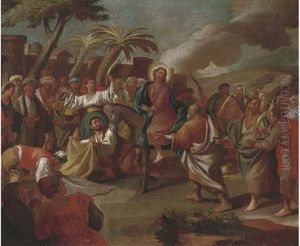 Christ's Entry Into Jerusalem by Pietro Bardellino