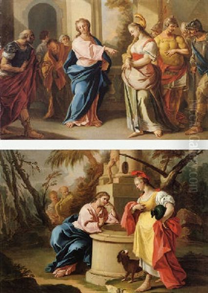 Christ And The Adultress - view 1