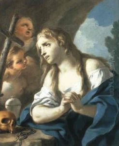 Donna In Atteggiamento Mistico by Pietro Bardellino