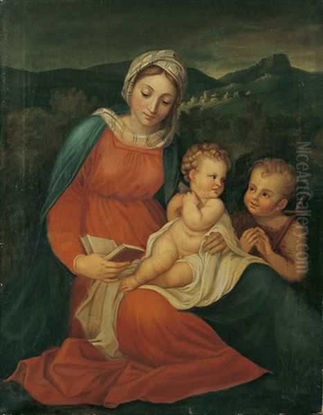 Madonna Mit Kind Und Dem Johannesknaben (after Titian) - view 1