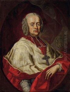 Halbportrat Von Siegmund Christof Graf Von Schrattenbach, Fursterzbischof Von Salzburg (1753 - 1771)