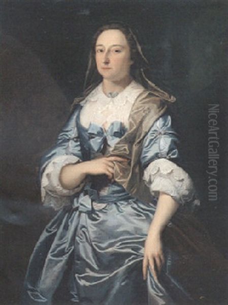 Portrait Of Elizabeth Greystone Of Blakesware Park, Widford, Hertford - view 1